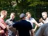 Angeregte Diskussionen w�hrend der BHKW Besichtigung